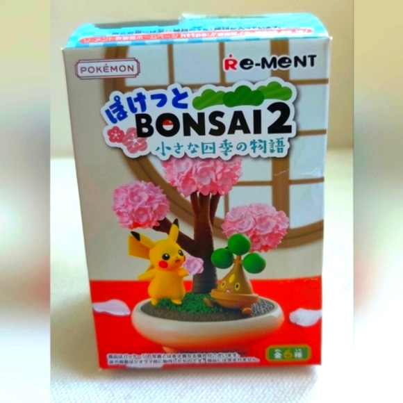 Rement Pokemon Bonsai 2 Pikachu and Bonsly Rement New Open Box - Picture 9 of 9